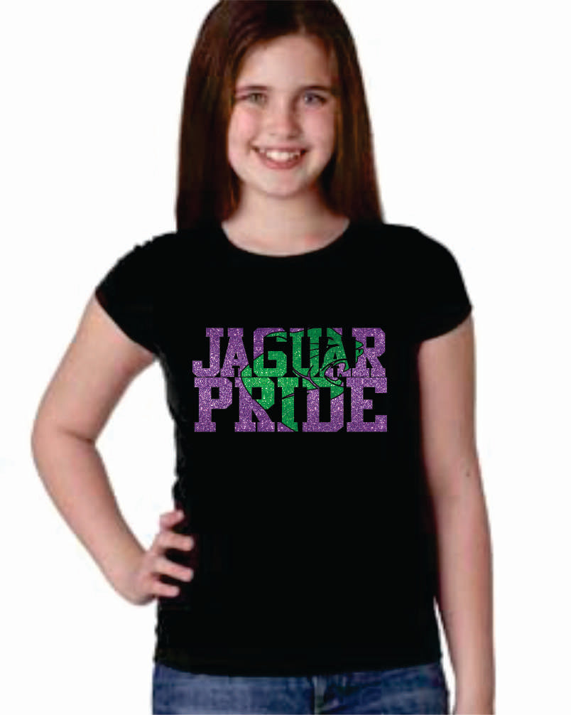 Monticello Jaguar Pride Glitter Tee