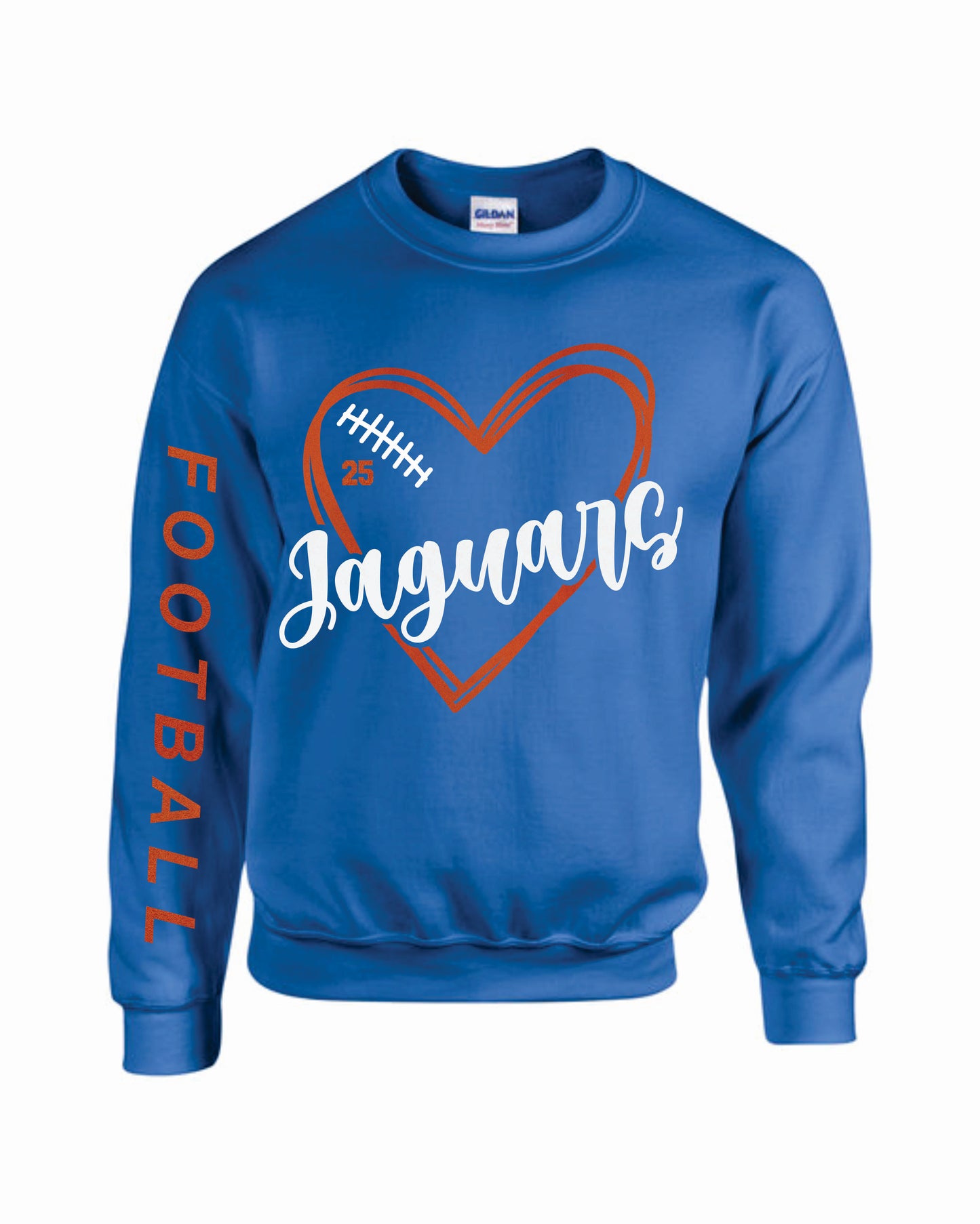 KHS HEART FOOTBALL SWEATSHIRT