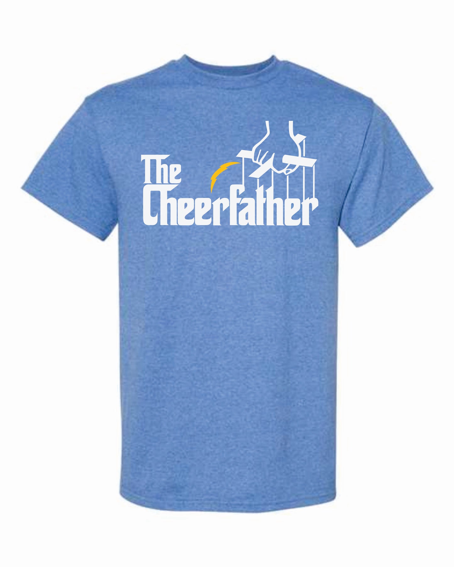Manteca Chargers Cheer Father Tee