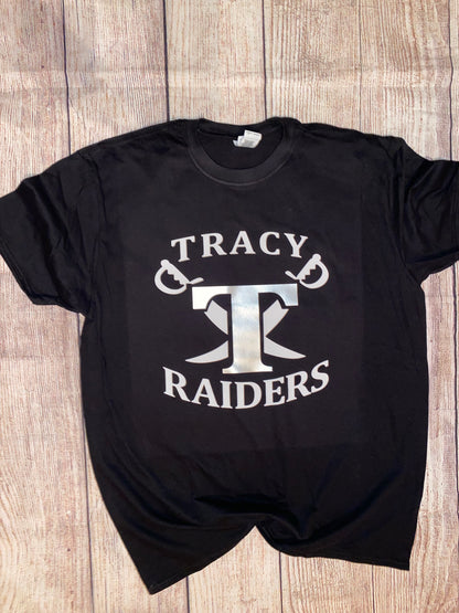 Tracy Raiders graphic logo Tee