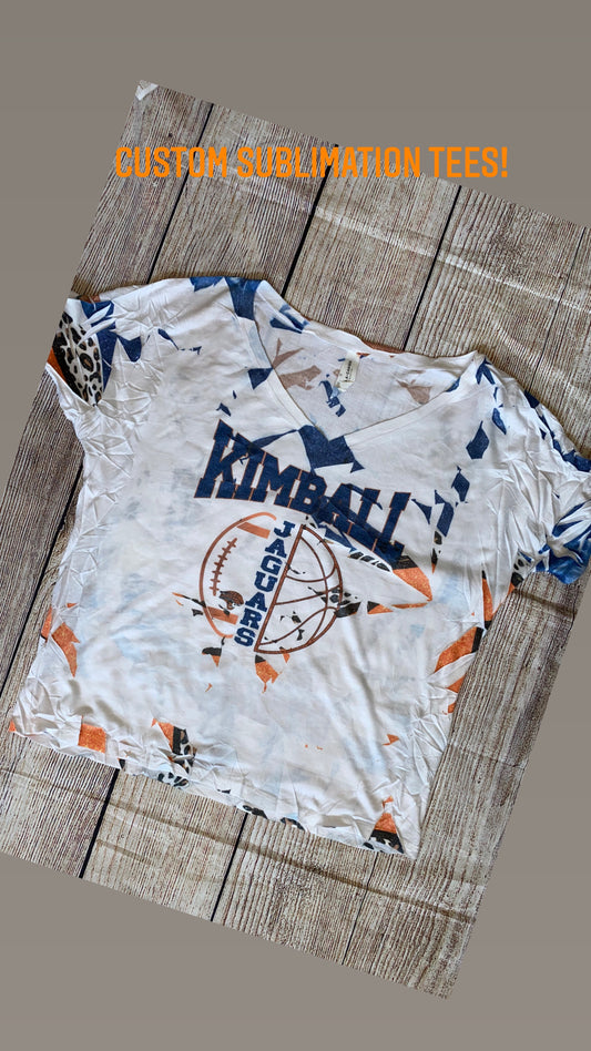 KHS SPORTS sublimation tie dye Tee