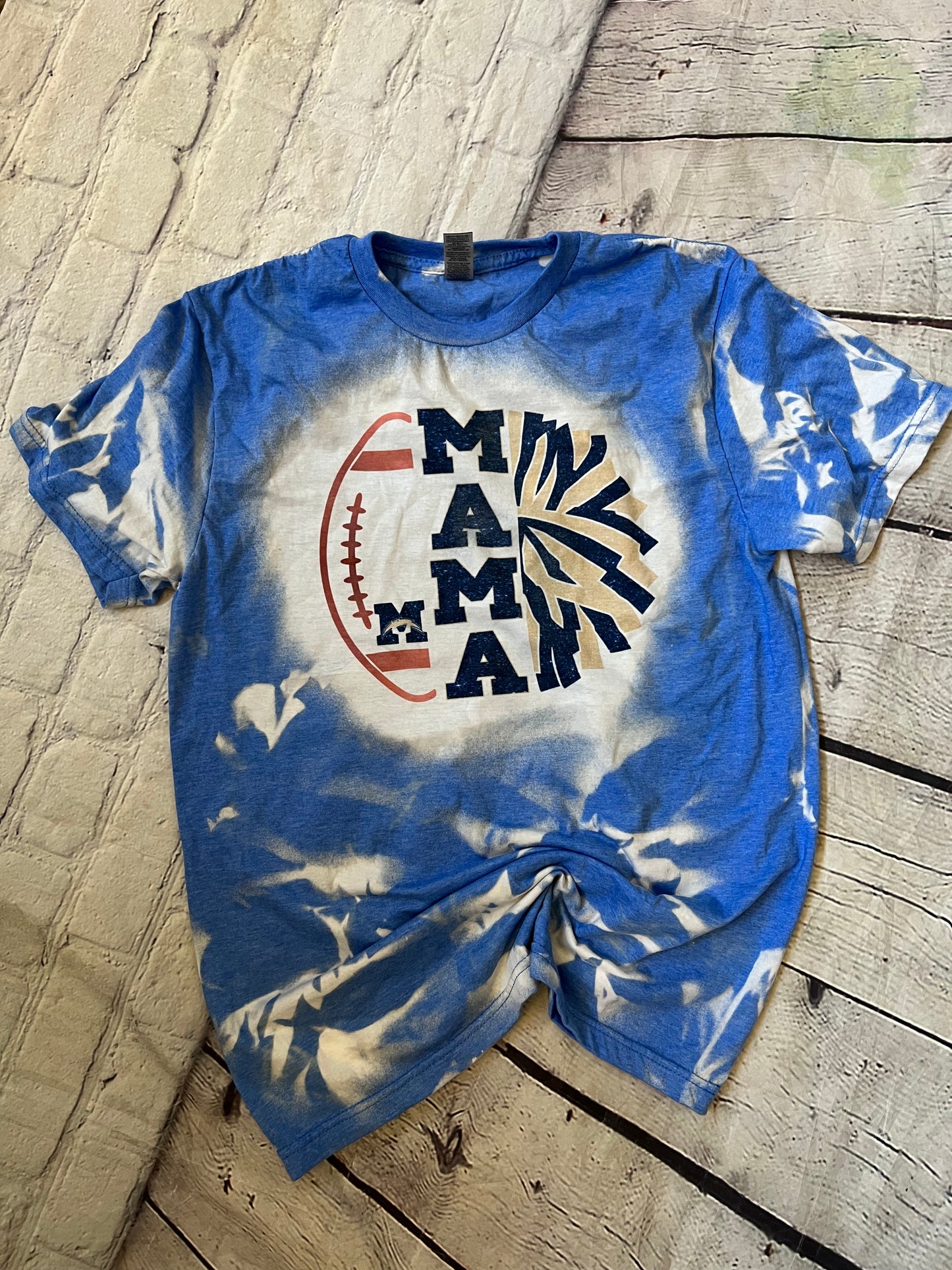 Manteca Chargers Mama of both Bleached Tee