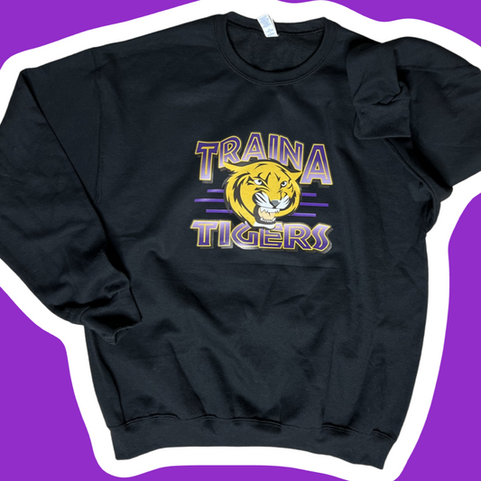 Traina Tigers logo crewneck sweatshirt