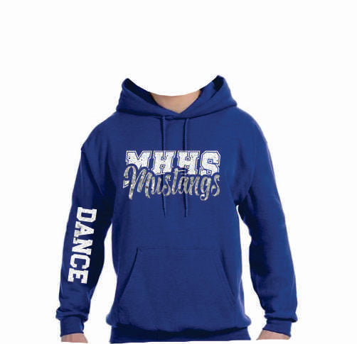 MHHS: MUSTANGS ROYAL HOODIE