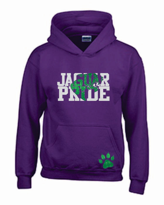 Monticello Purple Glitter Jaguar Pride